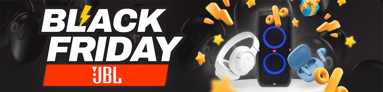 Black Friday JBL - sluchátka, reproduktory